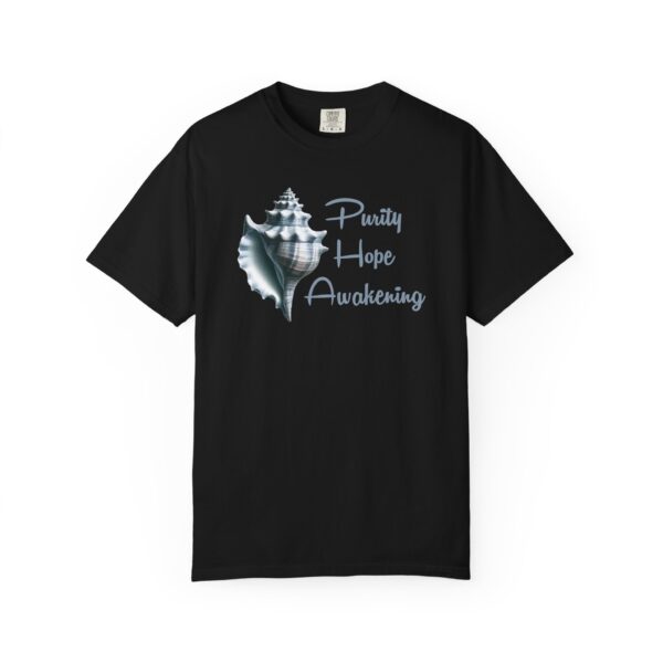 Purity, Hope, Awakening - Conch Shell Heavyweight T-Shirt - Image 20