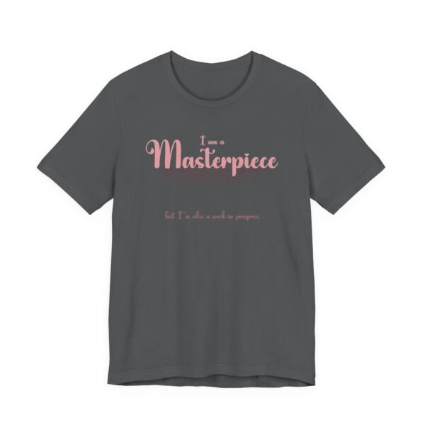 I am a Masterpiece Lightweight T-Shirt, Text Only - Image 11