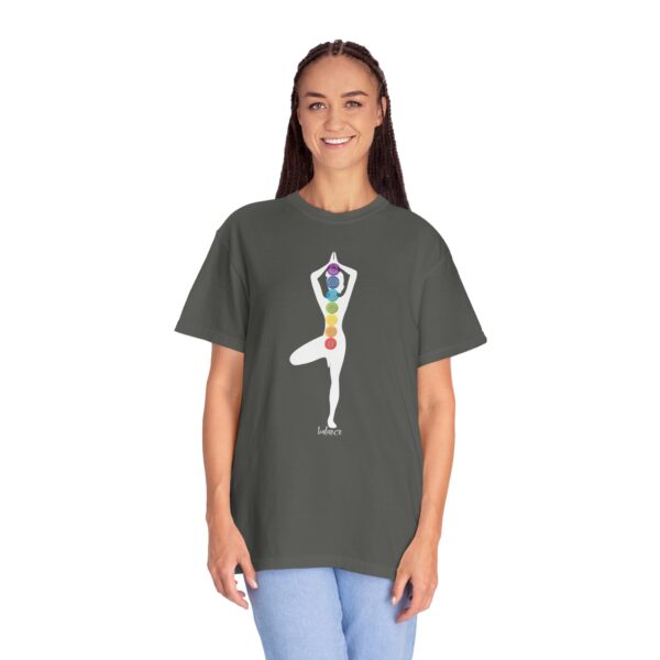 Balance - Chakra Heavyweight T-Shirt with Female Silhouette - Image 10