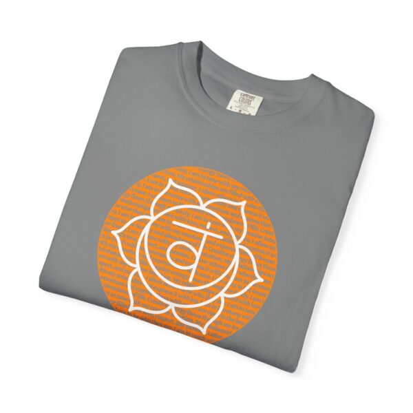 Sacral Chakra Affirmations Heavyweight T-Shirt - Image 12