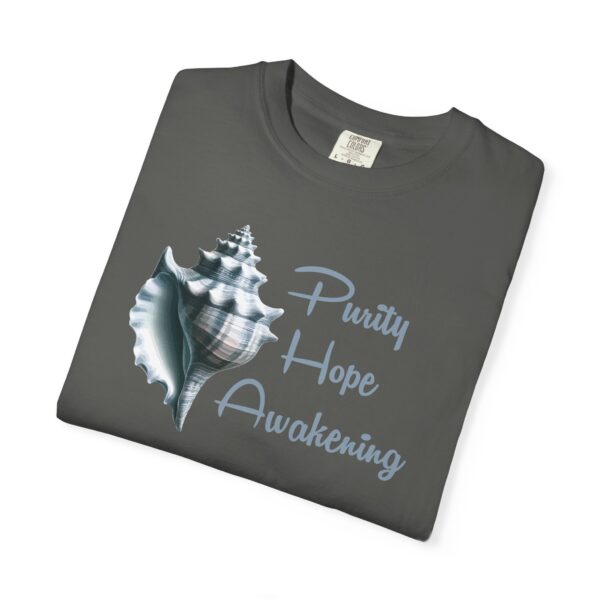 Purity, Hope, Awakening - Conch Shell Heavyweight T-Shirt - Image 16