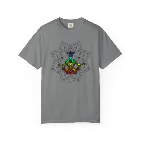 Serenity - Chakra Mandala Heavyweight Shirt with Male Silhouette - Image 20
