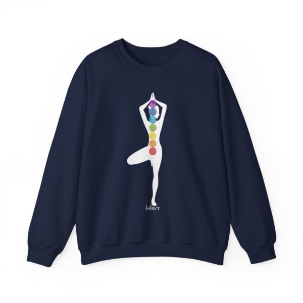 Balance - Chakra Crewneck Sweatshirt with Female Silhouette - Image 20