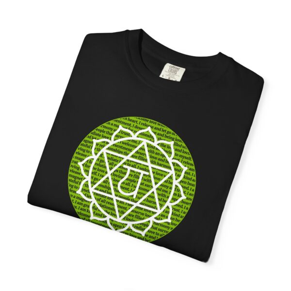Heart Chakra Affirmations Heavyweight T-Shirt - Image 20