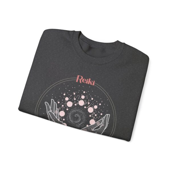 Reiki Practitioner - Crewneck Sweatshirt with Pink Text - Image 17