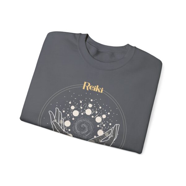 Reiki Practitioner - Crewneck Sweatshirt with Yellow Text - Image 13