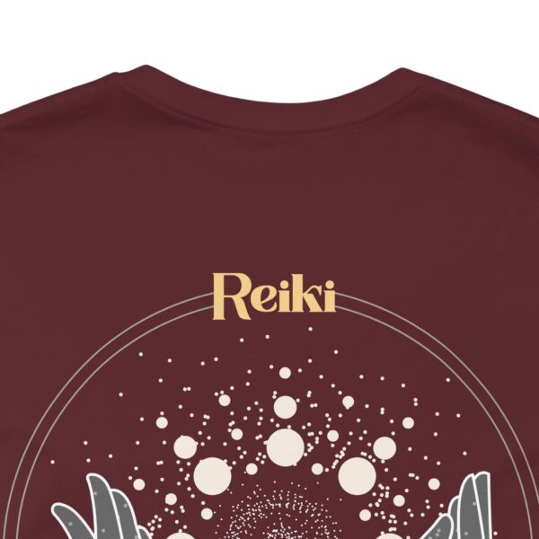 Reiki Practitioner - Lightweight T-Shirt with Yellow Text - Image 4