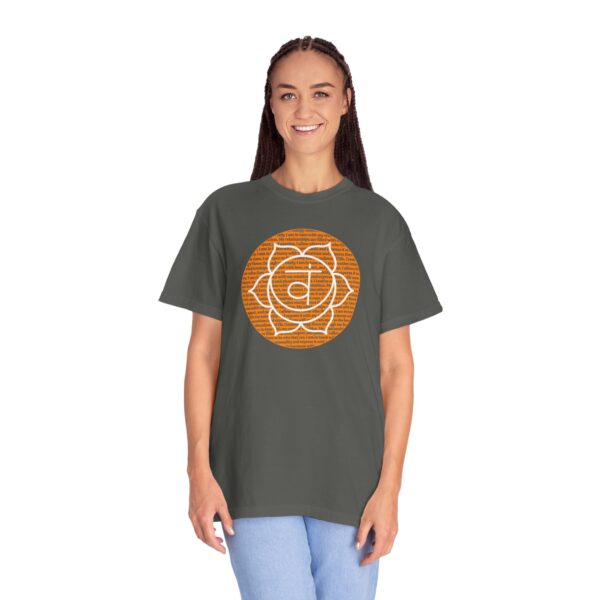 Sacral Chakra Affirmations Heavyweight T-Shirt - Image 19