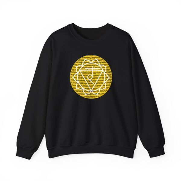 Solar Plexus Chakra Affirmations Crewneck Sweatshirt - Image 20