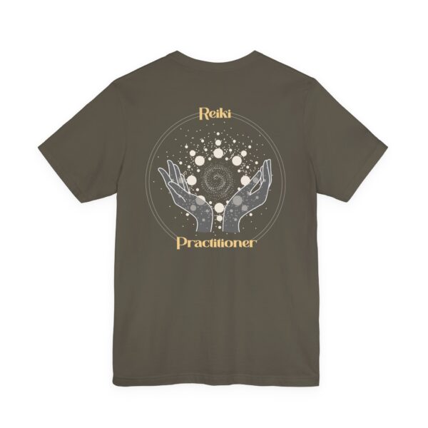 Reiki Practitioner - Lightweight T-Shirt with Yellow Text - Image 11