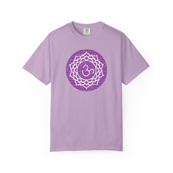 Crown Chakra Affirmations Heavyweight T-Shirt - Image 7