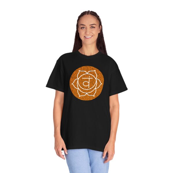 Sacral Chakra Affirmations Heavyweight T-Shirt - Image 23