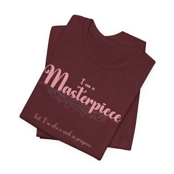 I am a Masterpiece Lightweight T-Shirt, Text Only - Image 4