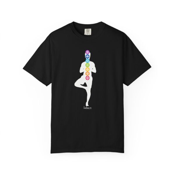Balance - Chakra Heavyweight T-Shirt with Male Silhouette - Image 3