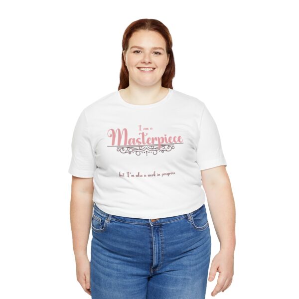 I am a Masterpiece Lightweight T-Shirt, Text Only - Image 10