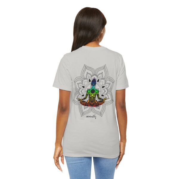 Serenity - Chakra Mandala Lightweight Tee with Female Silhouette - Image 15