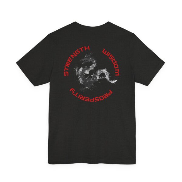 Strength, Wisdom Prosperity - Dragon Lightweight T-Shirt - Image 16