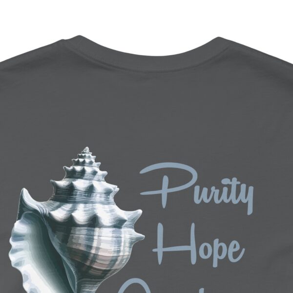 Purity, Hope, Awakening - Conch Shell Lightweight T-Shirt - Image 13