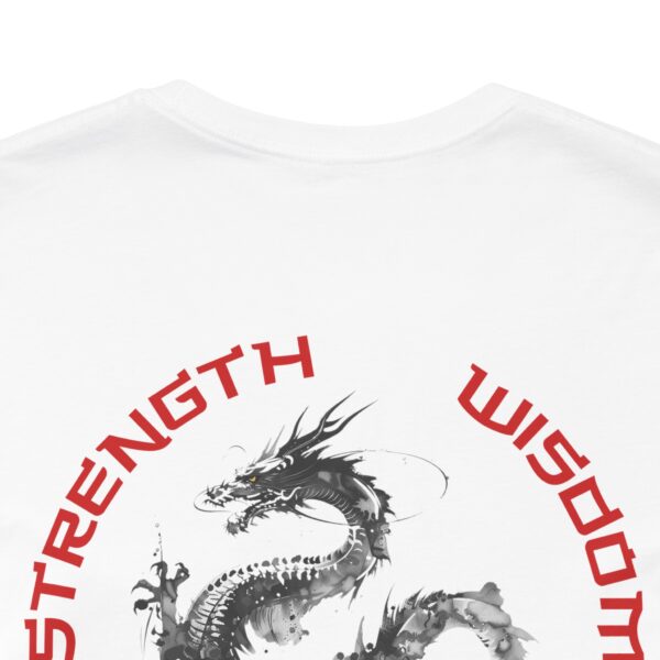 Strength, Wisdom Prosperity - Dragon Lightweight T-Shirt - Image 8