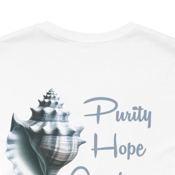 Purity, Hope, Awakening - Conch Shell Lightweight T-Shirt - Image 4
