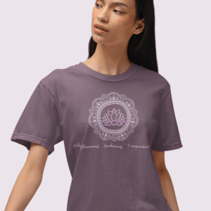 Enlightenment, Awakening, Transcendence - Lotus Heavyweight Shirt