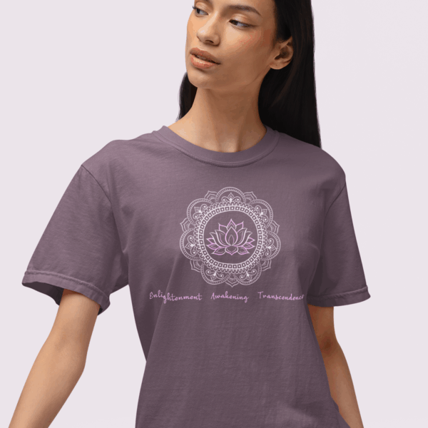 Enlightenment, Awakening, Transcendence - Lotus Heavyweight Shirt