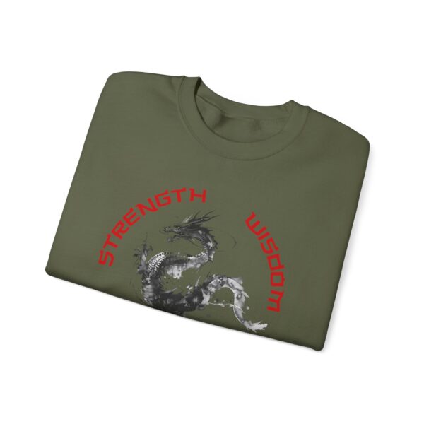 Strength, Wisdom, Prosperity - Dragon Crewneck Sweatshirt - Image 13