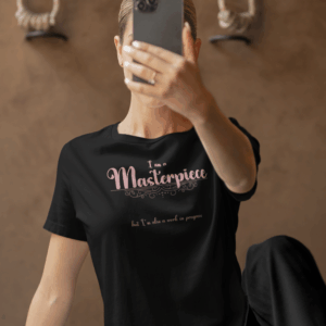 I am a Masterpiece Lightweight T-Shirt, Text Only