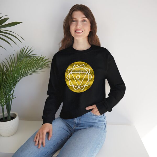 Solar Plexus Chakra Affirmations Crewneck Sweatshirt - Image 22