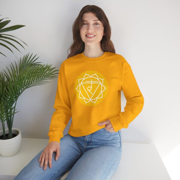 Solar Plexus Chakra Affirmations Crewneck Sweatshirt - Image 9