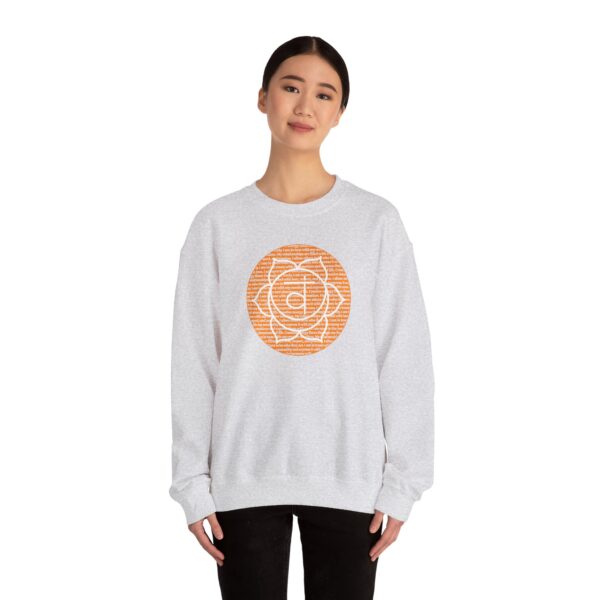 Sacral Chakra Affirmations Crewneck Sweatshirt - Image 9