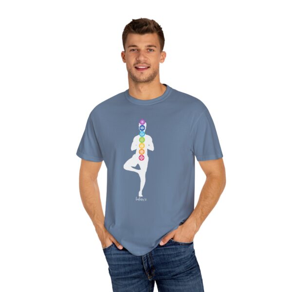 Balance - Chakra Heavyweight T-Shirt with Male Silhouette - Image 22