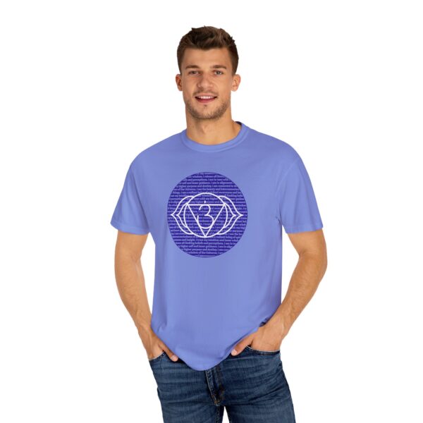 Third Eye Chakra Affirmations Heavyweight T-Shirt - Image 10