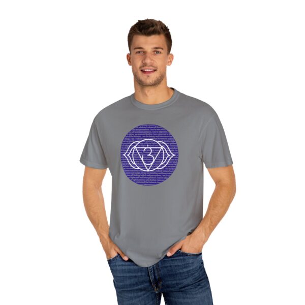 Third Eye Chakra Affirmations Heavyweight T-Shirt - Image 14