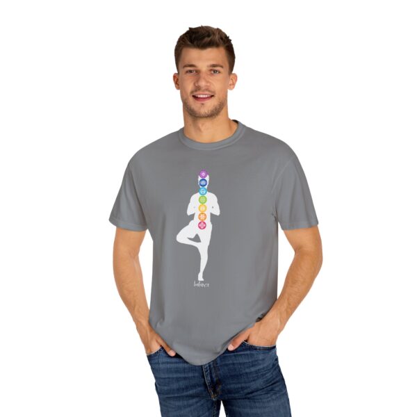 Balance - Chakra Heavyweight T-Shirt with Male Silhouette - Image 14