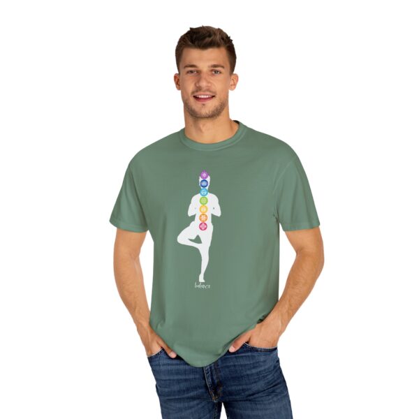 Balance - Chakra Heavyweight T-Shirt with Male Silhouette - Image 18