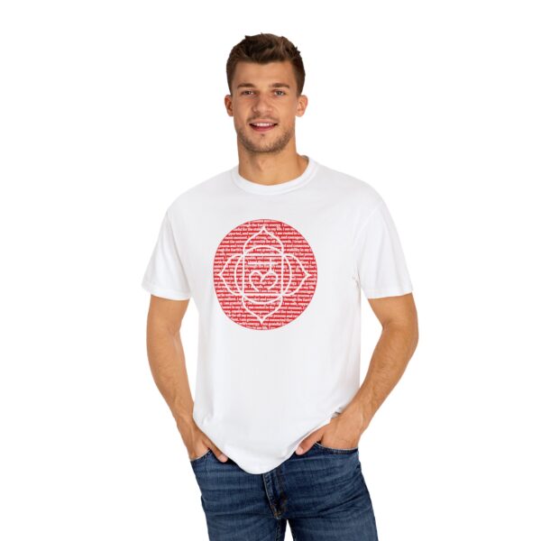 Root Chakra Affirmations Heavyweight T-Shirt - Image 5