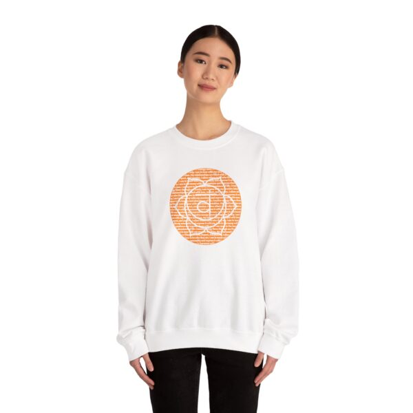 Sacral Chakra Affirmations Crewneck Sweatshirt - Image 5