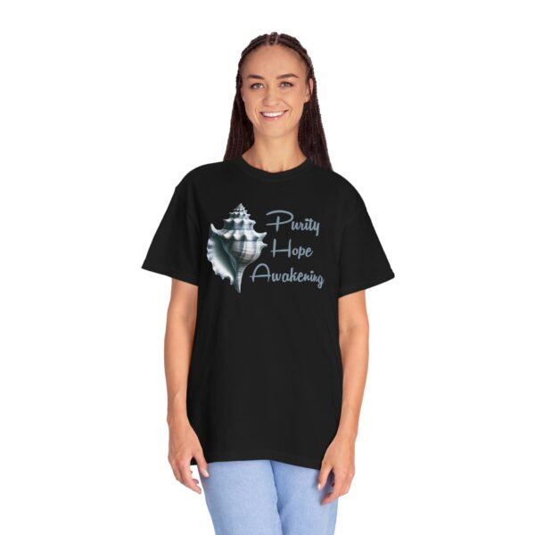 Purity, Hope, Awakening - Conch Shell Heavyweight T-Shirt - Image 23