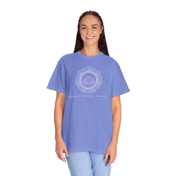 Enlightenment, Awakening, Transcendence - Lotus Heavyweight Shirt - Image 6