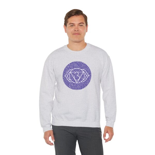 Third Eye Chakra Affirmations Crewneck Sweatshirt - Image 14