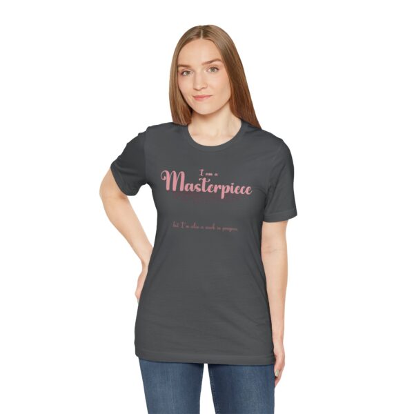 I am a Masterpiece Lightweight T-Shirt, Text Only - Image 13