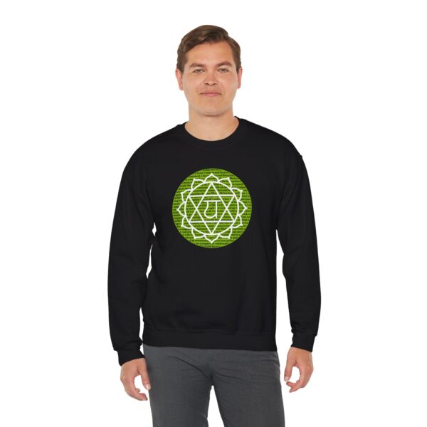 Heart Chakra Affirmations Crewneck Sweatshirt - Image 17