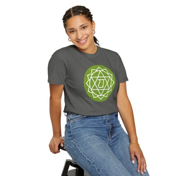 Heart Chakra Affirmations Heavyweight T-Shirt - Image 17