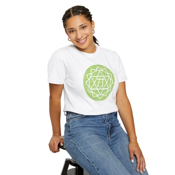 Heart Chakra Affirmations Heavyweight T-Shirt - Image 5