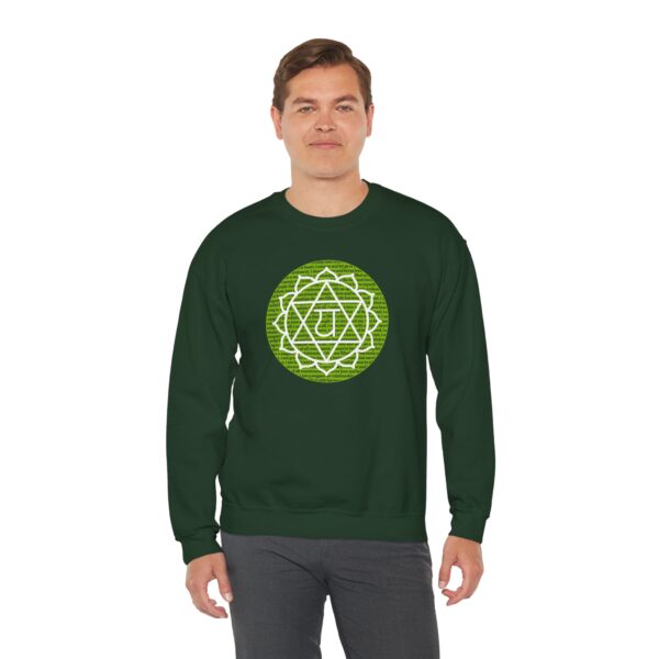 Heart Chakra Affirmations Crewneck Sweatshirt - Image 22