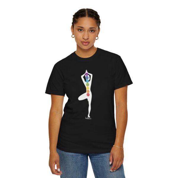 Balance - Chakra Heavyweight T-Shirt with Female Silhouette - Image 5
