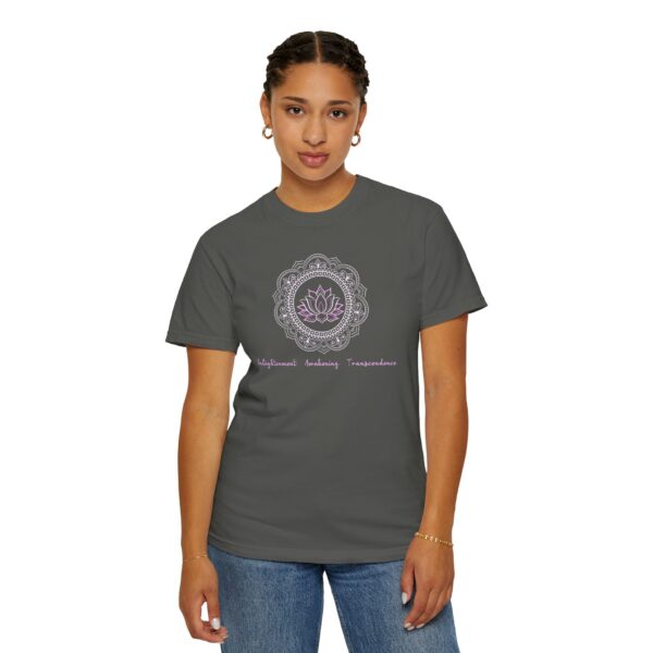 Enlightenment, Awakening, Transcendence - Lotus Heavyweight Shirt - Image 13