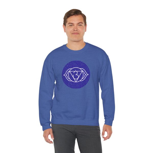 Third Eye Chakra Affirmations Crewneck Sweatshirt - Image 5