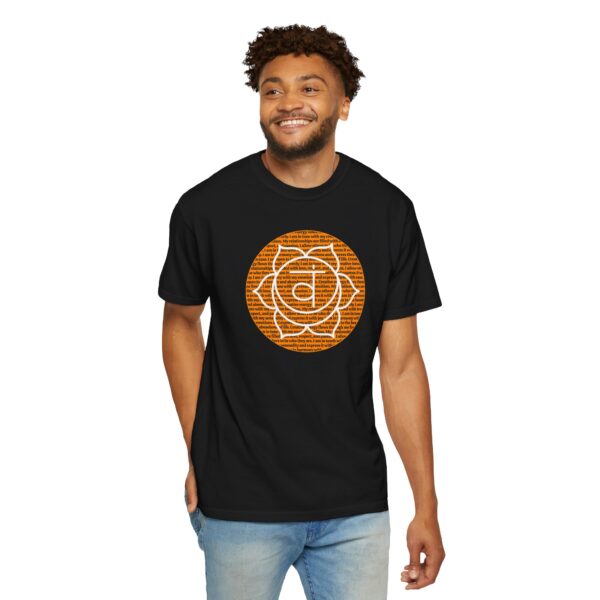 Sacral Chakra Affirmations Heavyweight T-Shirt - Image 22